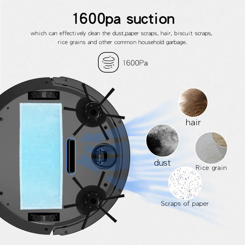 Robot Vacuum Cleaner for Home Use, Smart Cleaning Device