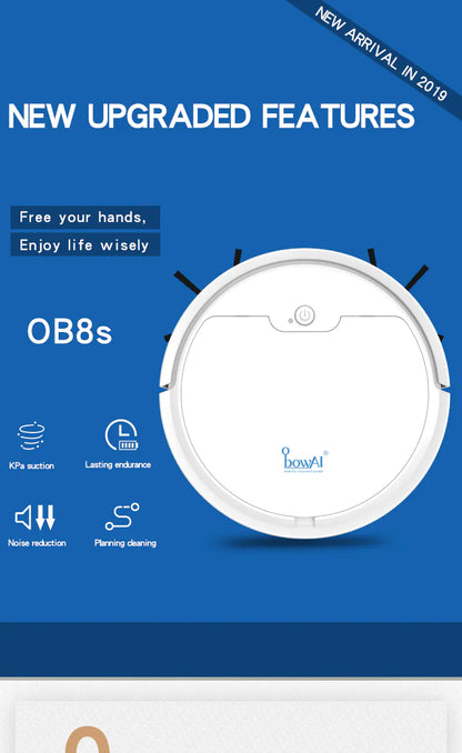 Robot Vacuum Cleaner for Home Use, Smart Cleaning Device